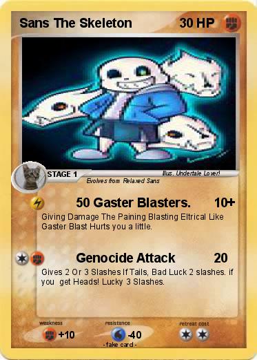 Pokemon Sans The Skeleton