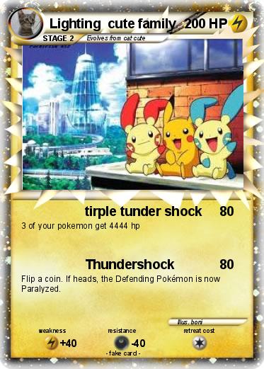 Pokemon Lighting  cute family