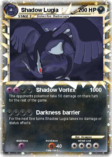 Pokemon Shadow Lugia