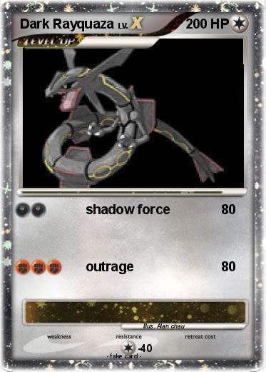 Pokemon Dark Rayquaza