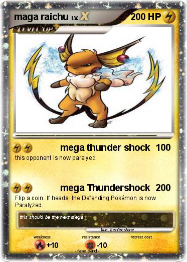 Pokemon maga raichu