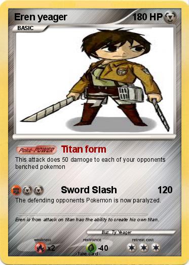 Pokemon Eren yeager
