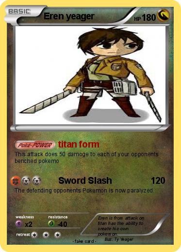 Pokemon Eren yeager