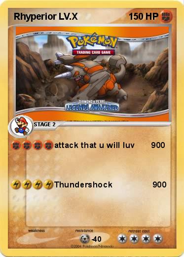 Pokemon Rhyperior LV.X