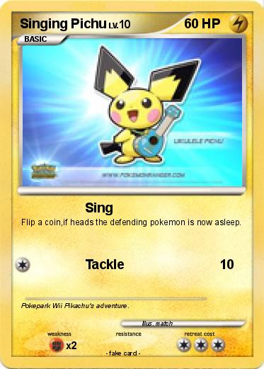 Pokemon Singing Pichu