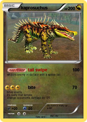 Pokemon kaprosuchus