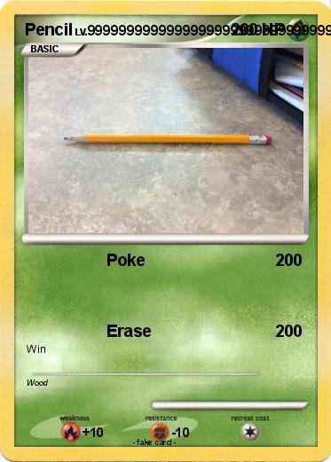 Pokemon Pencil