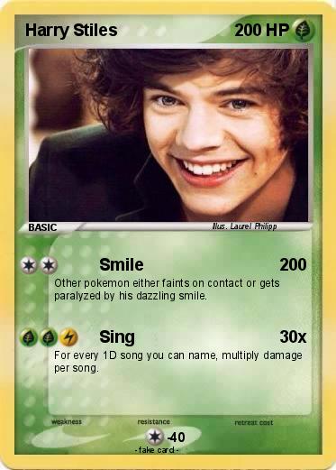 Pokemon Harry Stiles
