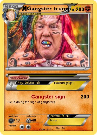 Pokemon Gangster trump
