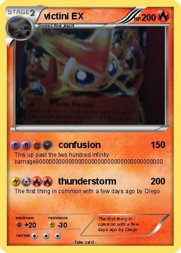 Pokemon victini EX