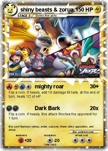 Pokemon shiny beasts & zorua