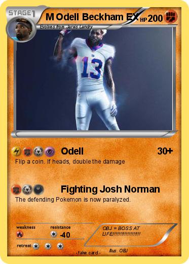 Pokemon M Odell Beckham EX