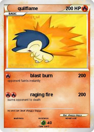Pokemon quilflame
