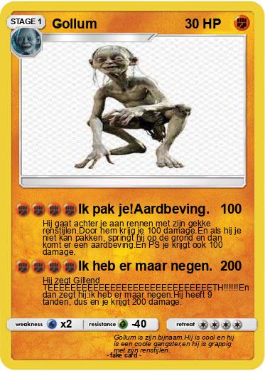 Pokemon Gollum