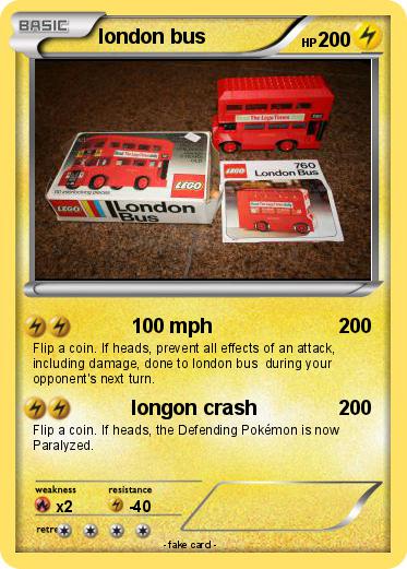 Pokemon london bus