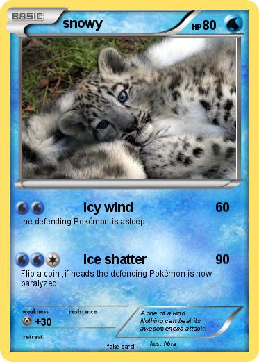 Pokemon snowy