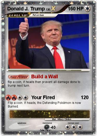 Pokemon Donald J. Trump