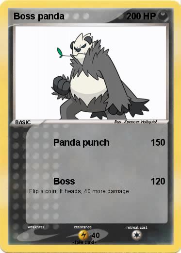 Pokemon Boss panda