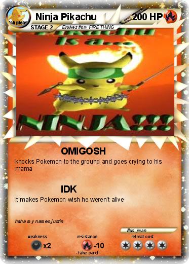 Pokemon Ninja Pikachu
