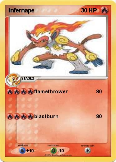 Pokemon infernape