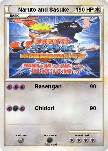 Pokemon Naruto and Sasuke