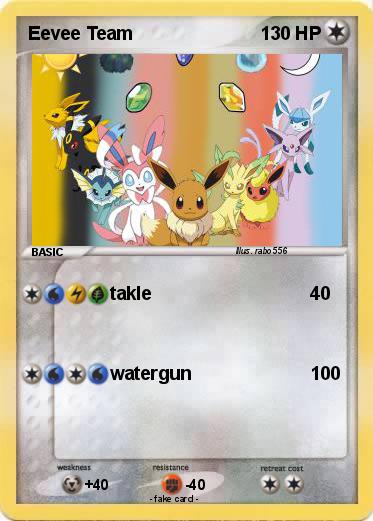 Pokemon Eevee Team