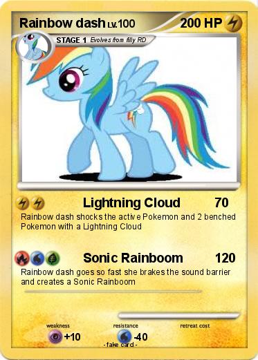 Pokemon Rainbow dash