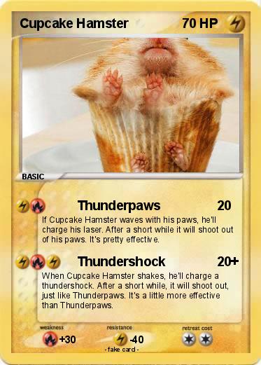 Pokemon Cupcake Hamster