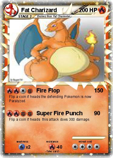 Pokemon Fat Charizard