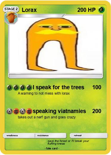 Pokemon Lorax