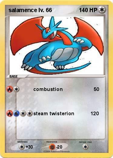 Pokemon salamence lv. 66