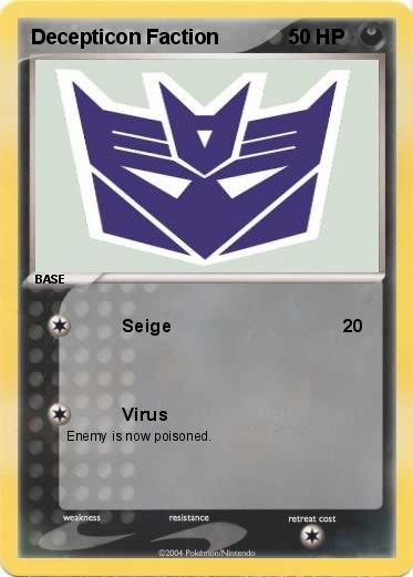 Pokemon Decepticon Faction