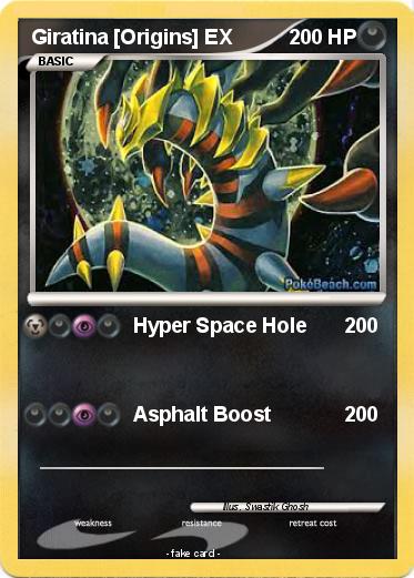 Pokemon Giratina [Origins] EX