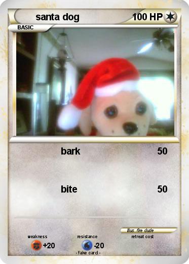 Pokemon santa dog