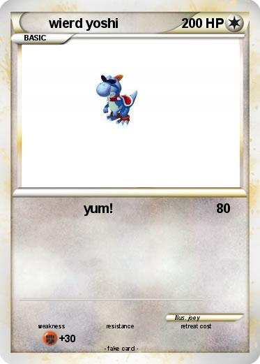 Pokemon wierd yoshi