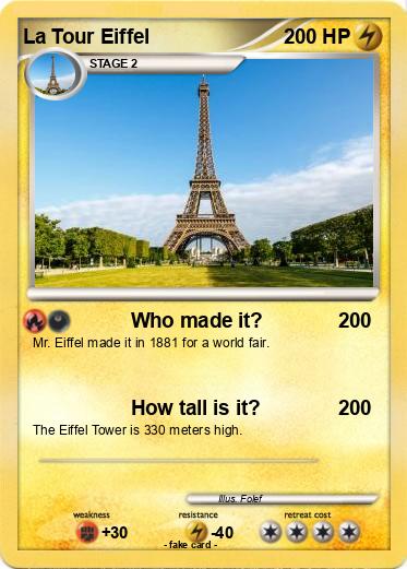 Pokemon La Tour Eiffel