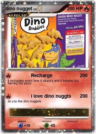 Pokemon dino nugget