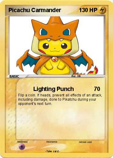 Pokemon Picachu Carmander