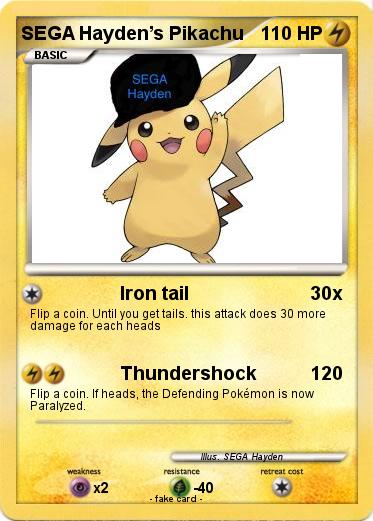 Pokemon SEGA Hayden’s Pikachu