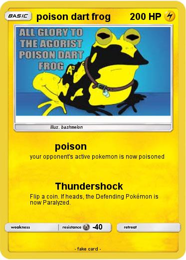Pokemon poison dart frog