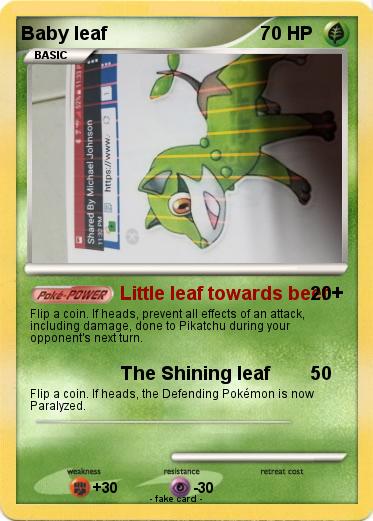 Pokemon Baby leaf
