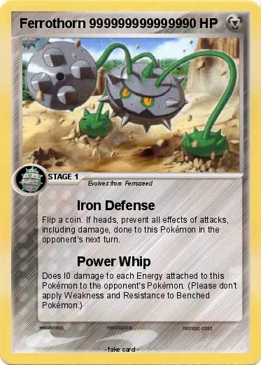 Pokemon Ferrothorn 9999999999999