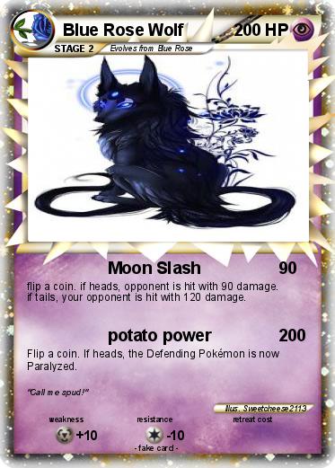 Pokemon Blue Rose Wolf