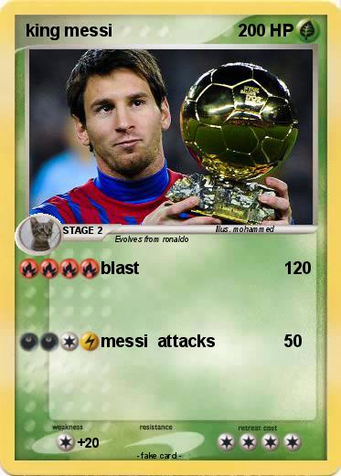 Pokemon king messi