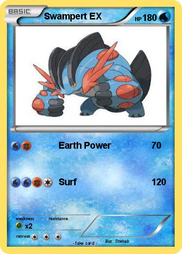 Pokemon Swampert EX