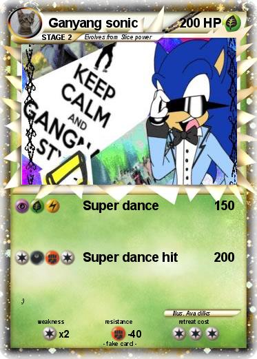 Pokemon Ganyang sonic