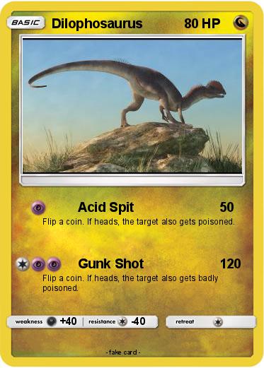 Pokemon Dilophosaurus
