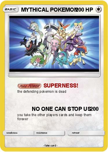 Pokemon MYTHICAL POKEMON