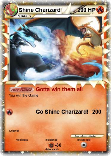 Pokemon Shine Charizard