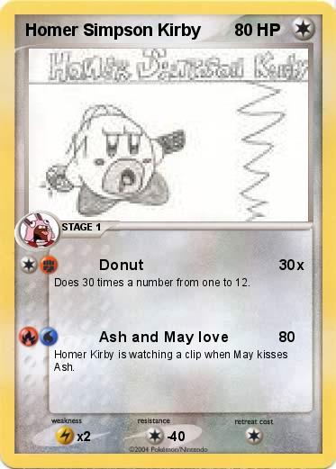 Pokemon Homer Simpson Kirby
